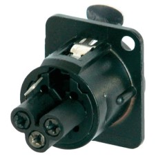 Gniazdo montażowe XLR NC-3FDS1B 2