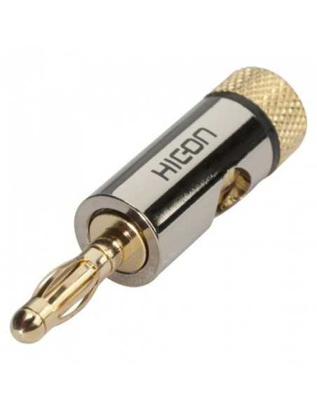 Hicon Banana HI-BM06-BLK - wtyk bananowy z zaciskiem|Hicon|Zbiorcza