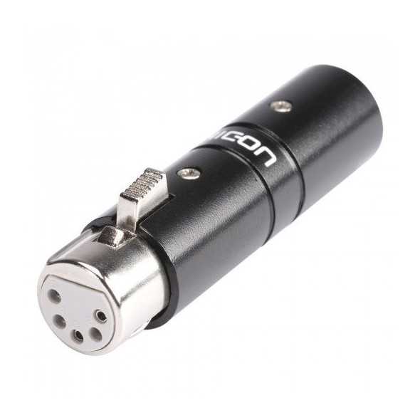 Hicon HI-X3X5MF - adapter XLR 3M/5F