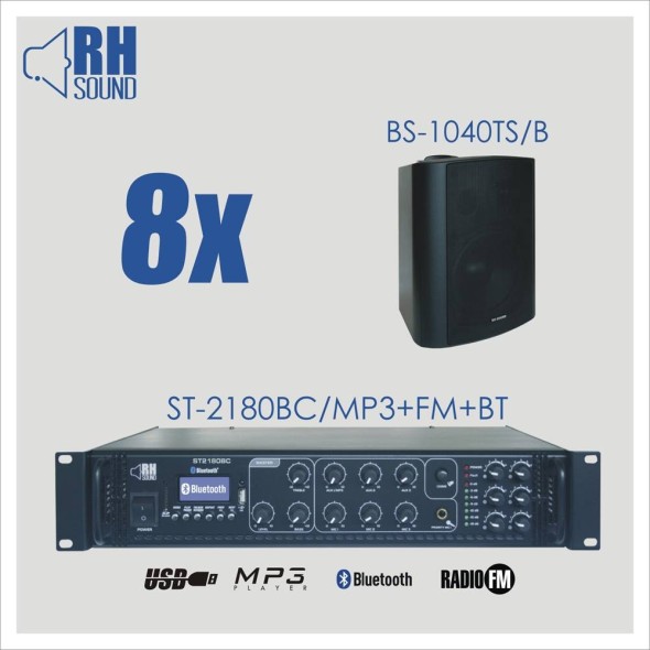 ST-2180BC + 8x BS-1040TS/B