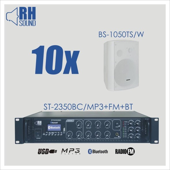 ST-2350BC + 10x BS-1050TS/W
