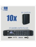 ST-2650BC + 10x BS-1060TS/B