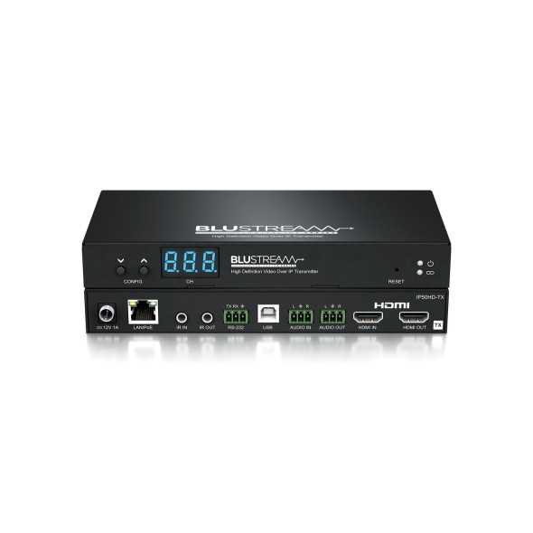 Nadajnik wideo HD z serii Contractor przez sieć 100 Mb/s, wyjście HDMI Loop-Out