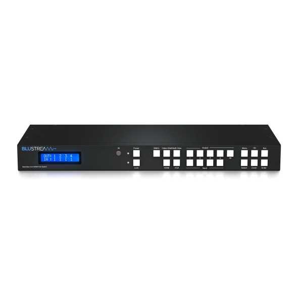 Płynny switch 4x4 4K matryca HDMI/VGA