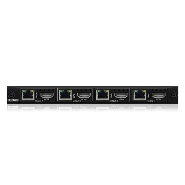 karta wyjściowa 4 x HDMI / HDBaseT™ CSC z równoczesnym wyjściem — 4K HDR do 70m