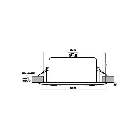 Monacor EDL-38TW|Monacor|Sufitowe